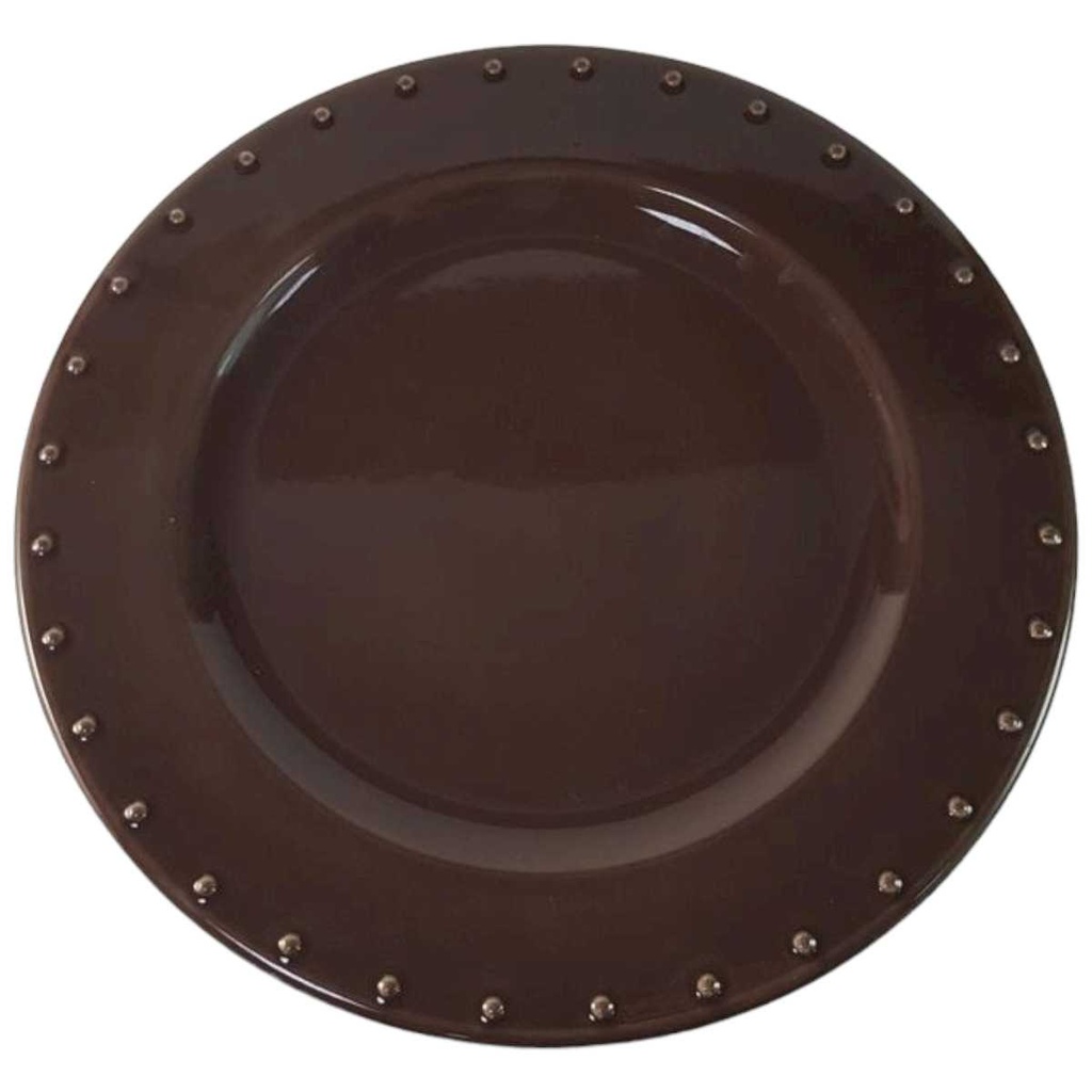 [45815989] Speiseteller Essteller 27,3 cm Waechtersbach ReaLife Basic Equipment braun gebraucht - akzeptabel