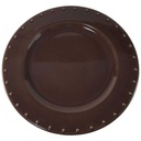 Speiseteller Essteller 27,3 cm Waechtersbach ReaLife Basic Equipment braun gebraucht - akzeptabel