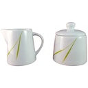 Zuckerdose Milchkännchen und Milch & Zucker Set Wellco Design Krefeld Aviva gebraucht - sehr gut