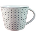 Kaffeetasse Tasse TCM Tchibo blau grau Rautendekor gebraucht - gut