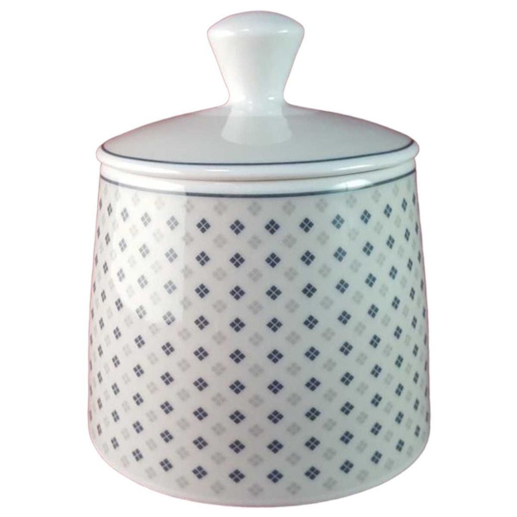 [45816102] Zuckerdose TCM Tchibo blau grau Rautendekor gebraucht - sehr gut