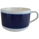 Kaffeetasse Tasse Melitta Oslo Blau Weiß gebraucht - sehr gut