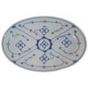 Fleischplatte 29x19 cm Winterling Indisch Blau Strohblume gebraucht - gut