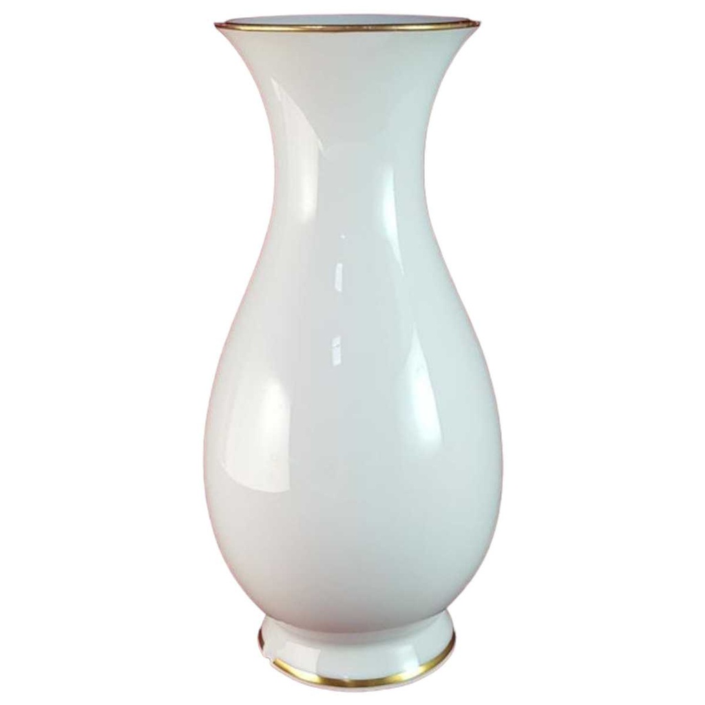 [45816148] Vase Dekorative Goldrand 22 cm Fürstenberg Einzelteile Sonstige Weiß gebraucht - akzeptabel