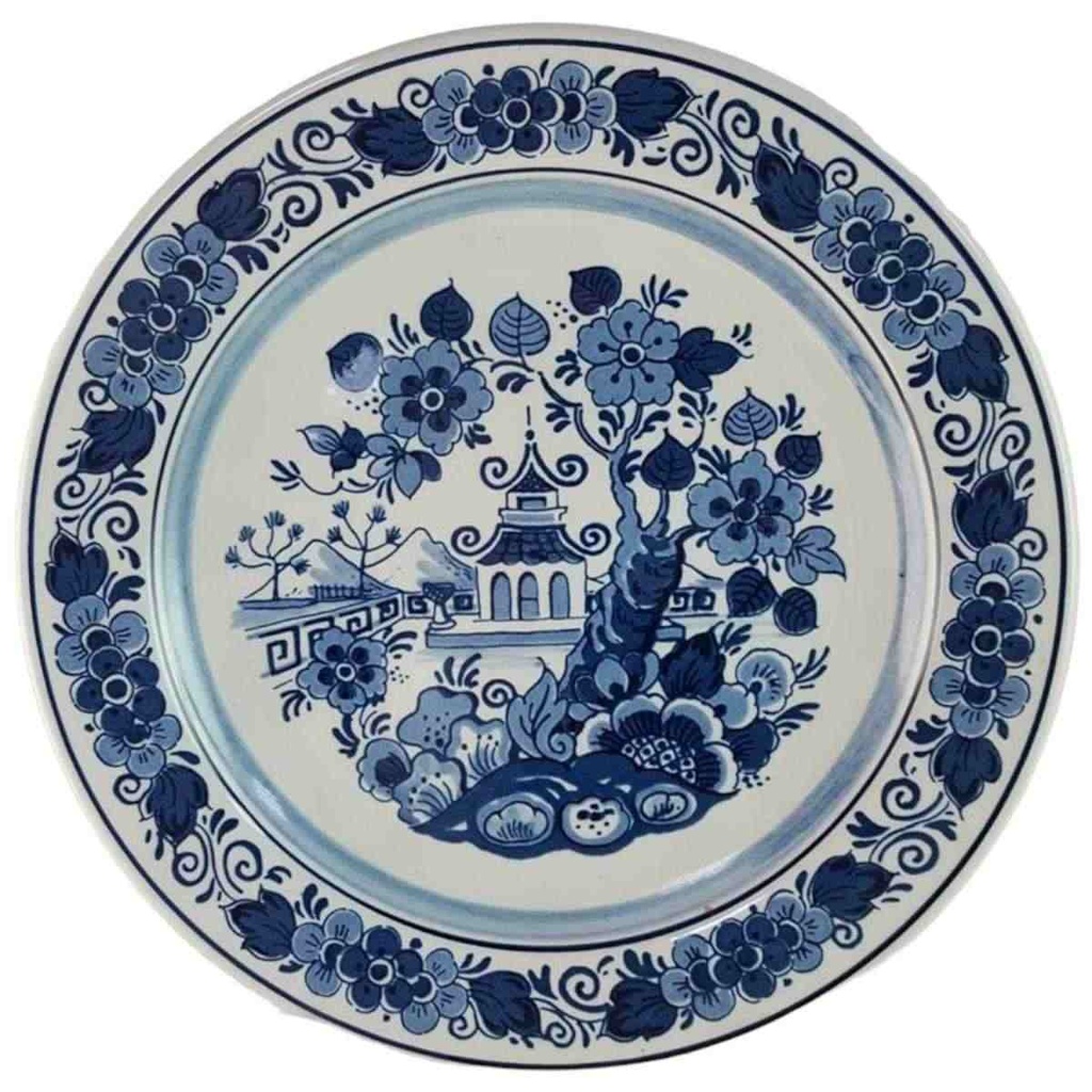 Wandteller Royal Goedewaagen Blue Delft gebraucht - gut