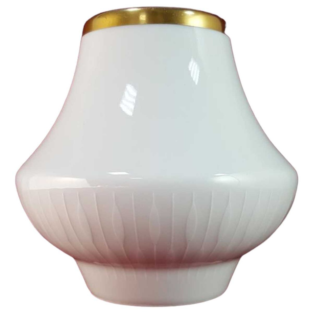 [45816173] Vase Dekorative Goldrand 12,4 cm Zeh Scherzer Einzelteile Weiß Bavaria gebraucht - gut