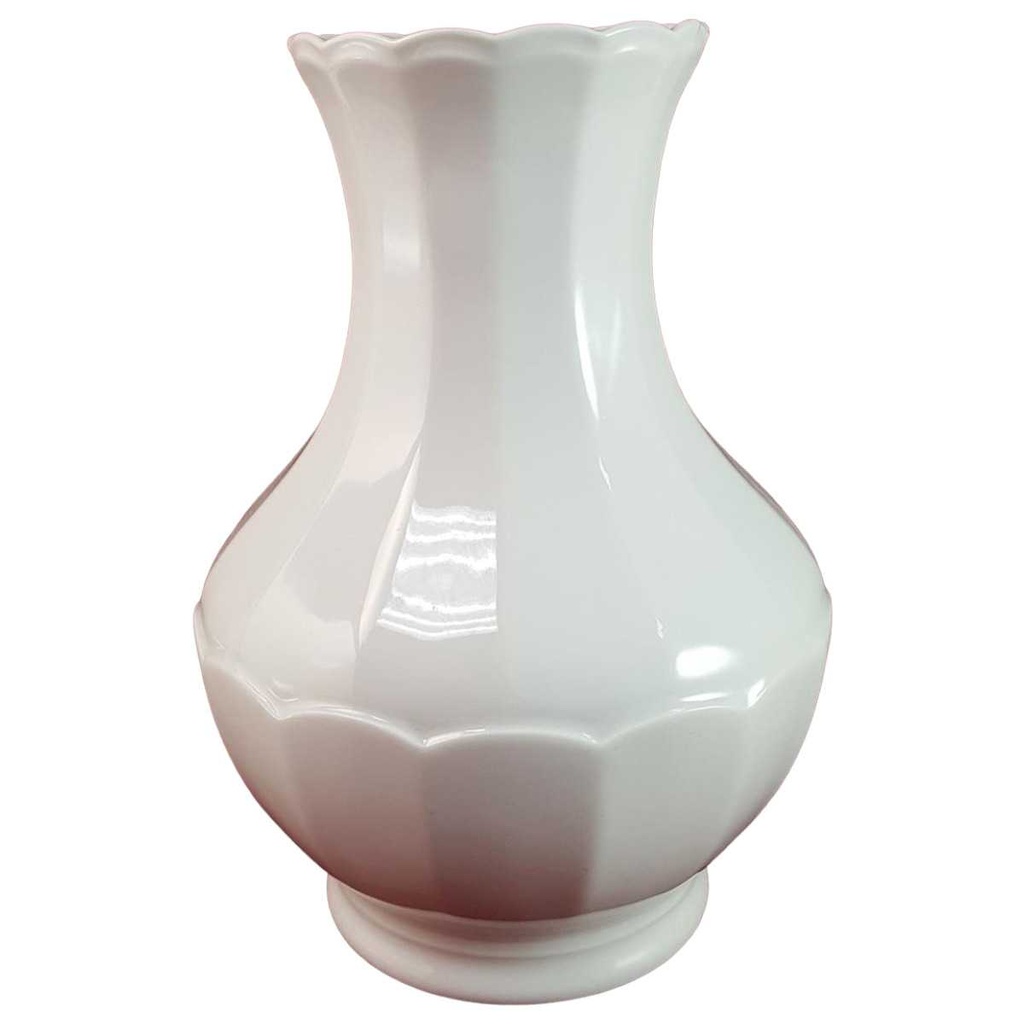 Vase 20 cm Eschenbach Bayreuth Weiß gebraucht - akzeptabel