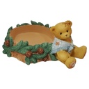 Kerzenhalter mit OVP Cherished Teddies Girl With Pinecones Pillar Candleholder 1998 gebraucht - neuwertig