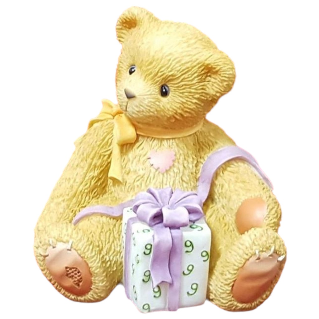 Figur mit OVP Cherished Teddies Being Nine Is Really Fine 1998 gebraucht - neuwertig