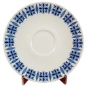 Untertasse für Kaffee 100 Jahre 14,9 cm Bareuther Waldsassen blau Band gebraucht - akzeptabel