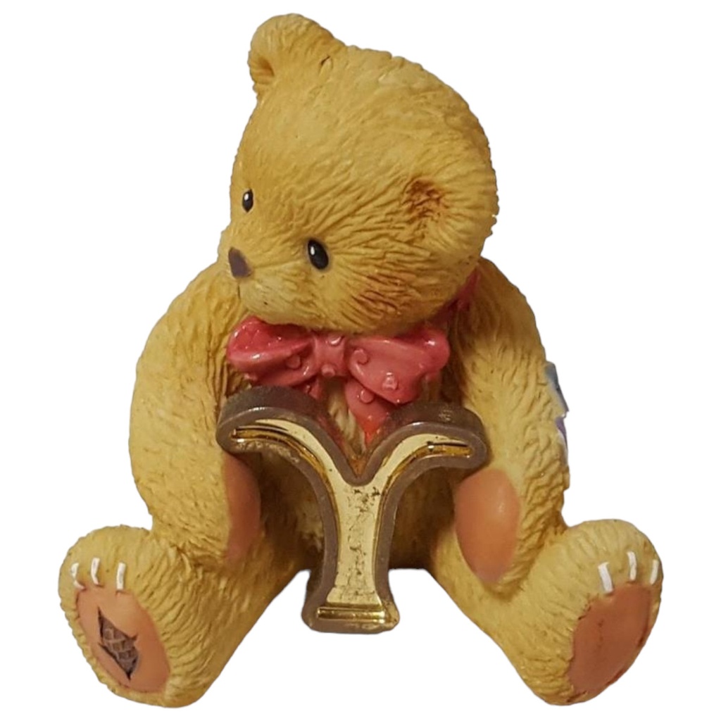 [45816296] Figur mit OVP Cherished Teddies Upsilon Beta Is For Bears 1997 gebraucht - neuwertig