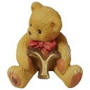 Figur mit OVP Cherished Teddies Upsilon Beta Is For Bears 1997 gebraucht - neuwertig