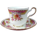 Sammelgedeck Goldrand Royal Stafford Regency Blumen gebraucht - gut