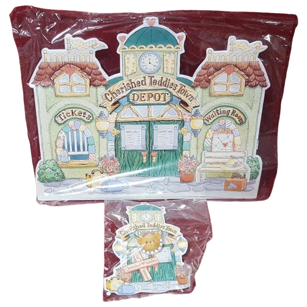 Figur Cherished Teddies Town Depot 1996 gebraucht - sehr gut