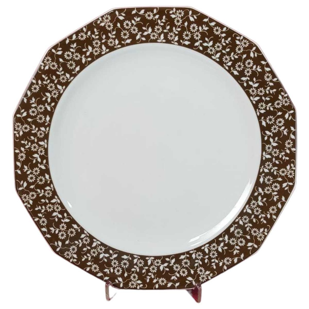 [45816342] Speiseteller Essteller NB Form und Design Serie Alba Braun gebraucht - akzeptabel