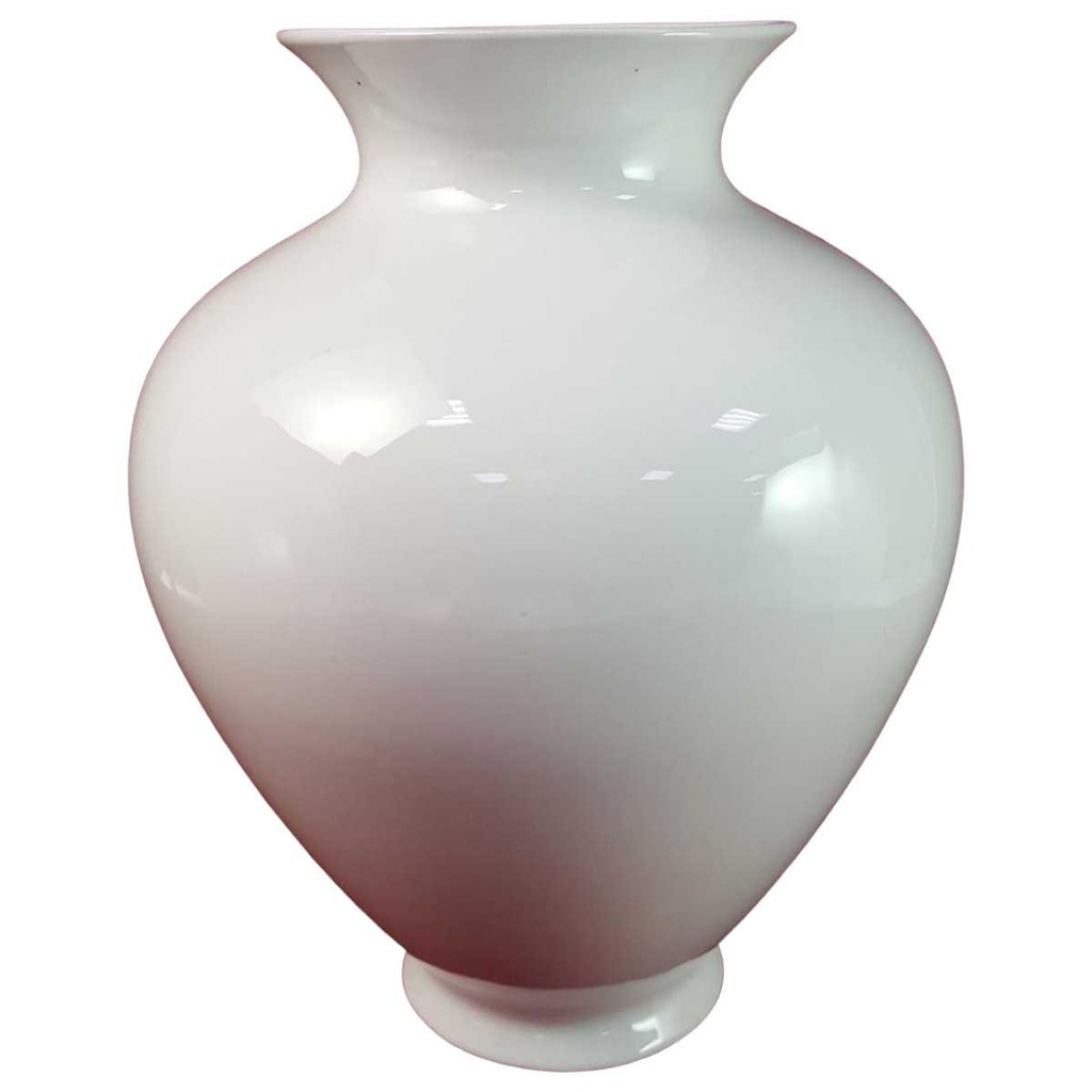 [45816350] Vase 22,8 cm Schwarzenhammer Weiß gebraucht - sehr gut
