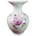Vase Dekorative Goldrand 25,5 cm Hertel Jacob Rehau gebraucht - gut