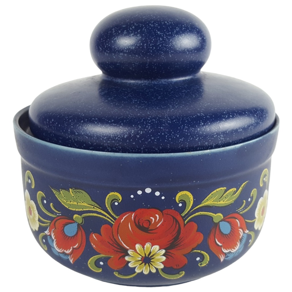 [458163842] Zuckerdose Blumen Keramik