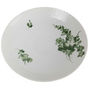 Untertasse für Kaffee 14,1 cm Royal Copenhagen Grüne Blume geschweift II. Wahl gebraucht - gut