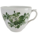 Kaffeetasse Royal Copenhagen Grüne Blume geschweift II. Wahl gebraucht - sehr gut