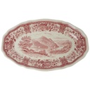 Fleischplatte 30,7x20,2 cm Villeroy & Boch Burgenland Rot gebraucht - sehr gut
