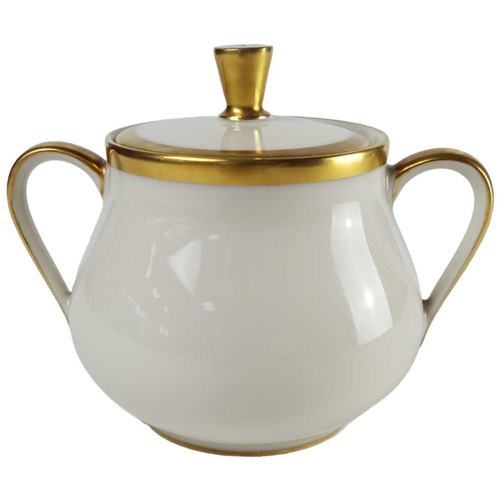 [458163872] Zuckerdose Goldrand 0,3 L Eschenbach Alte Formen W507 gebraucht - gut