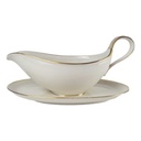 Sauciere Goldrand 0,25 L Eschenbach Alte Formen W3636 gebraucht - gut