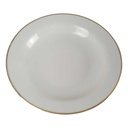 Suppenteller Goldrand 22,5 cm Eschenbach Rita gebraucht - gut