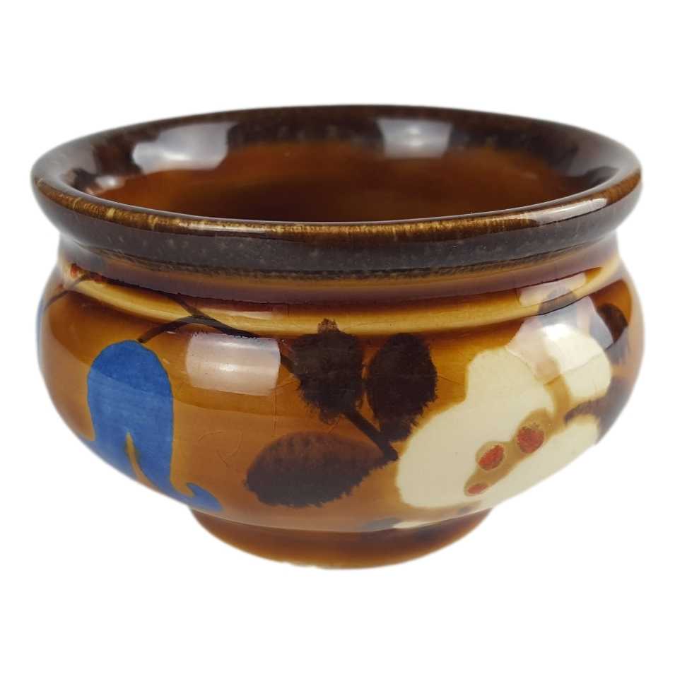 [458163897] Dipschale 0,05 L Schramberg Blumendekor braun Blumen gebraucht - sehr gut
