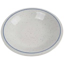 Suppenteller 19,5 cm John Tams Banquet blauer Rand gebraucht - gut