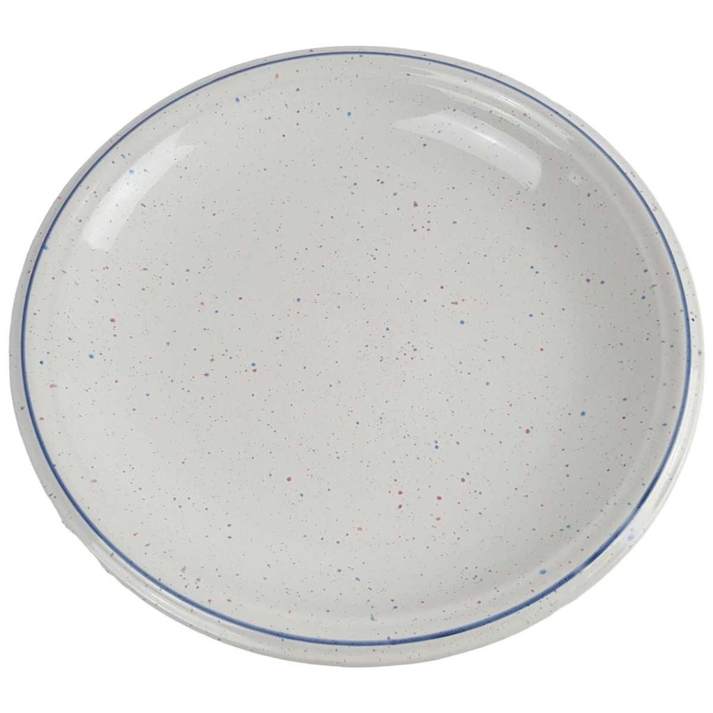 [458163906] Servierplatte John Tams Banquet blauer Rand gebraucht - gut