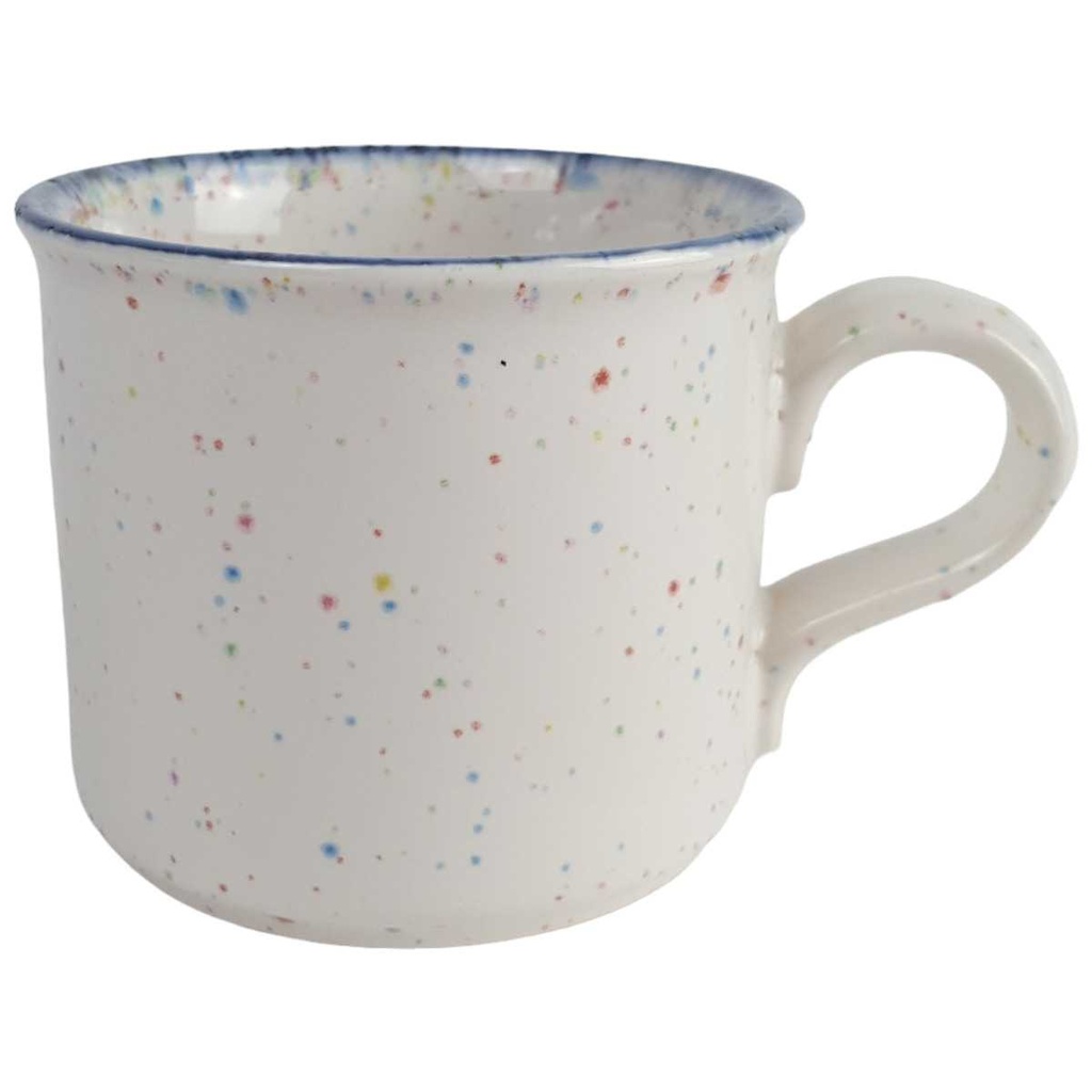 [458163907] Kaffeetasse 0,15 L John Tams Banquet blauer Rand gebraucht - sehr gut