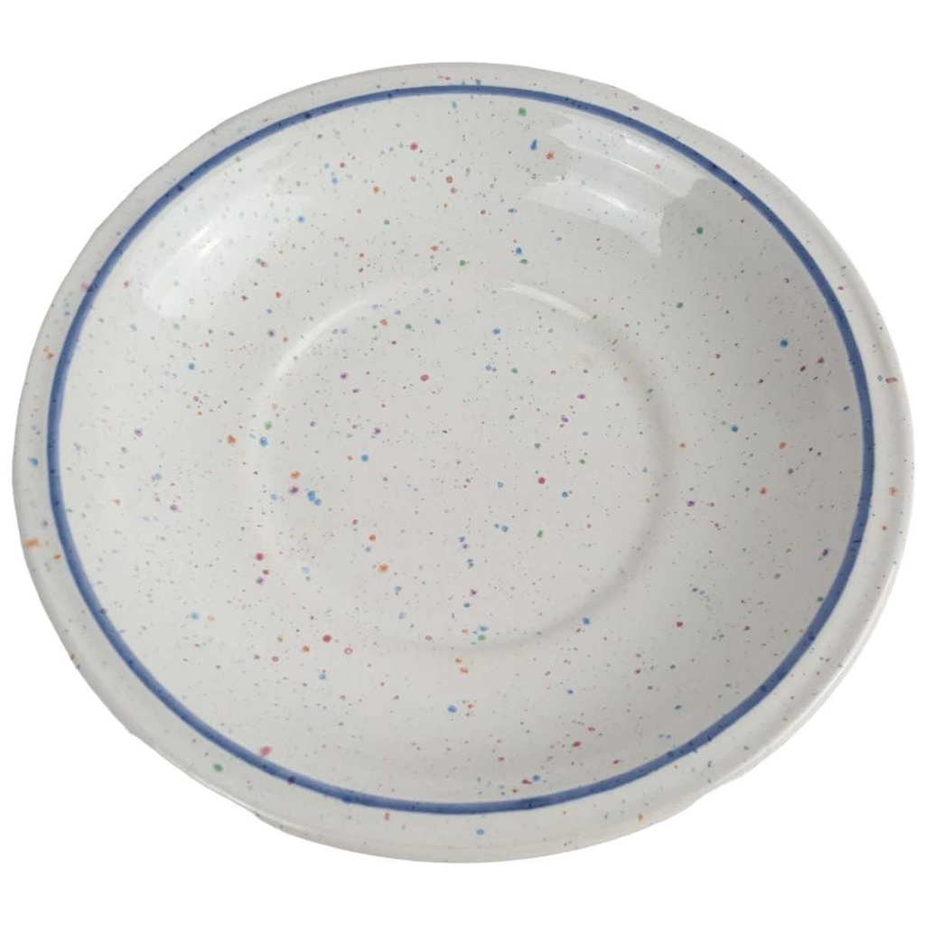 [458163909] Untertasse John Tams Banquet blauer Rand