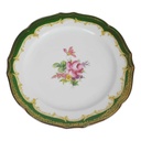 Kuchenteller Dessertteller Goldrand 19,5 cm Winterling Röslau Blumendekor Blumen gebraucht - gut