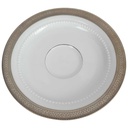 Untertasse Unterteller 14,7 cm Eschenbach Venedig Perlrand Platinrand Bavaria gebraucht - gut