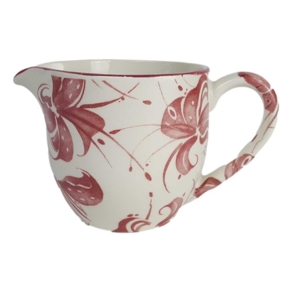 [458164163] Milchkännchen ohne Stempel 0,25 L Grindley English Bonapart Rot gebraucht - sehr gut