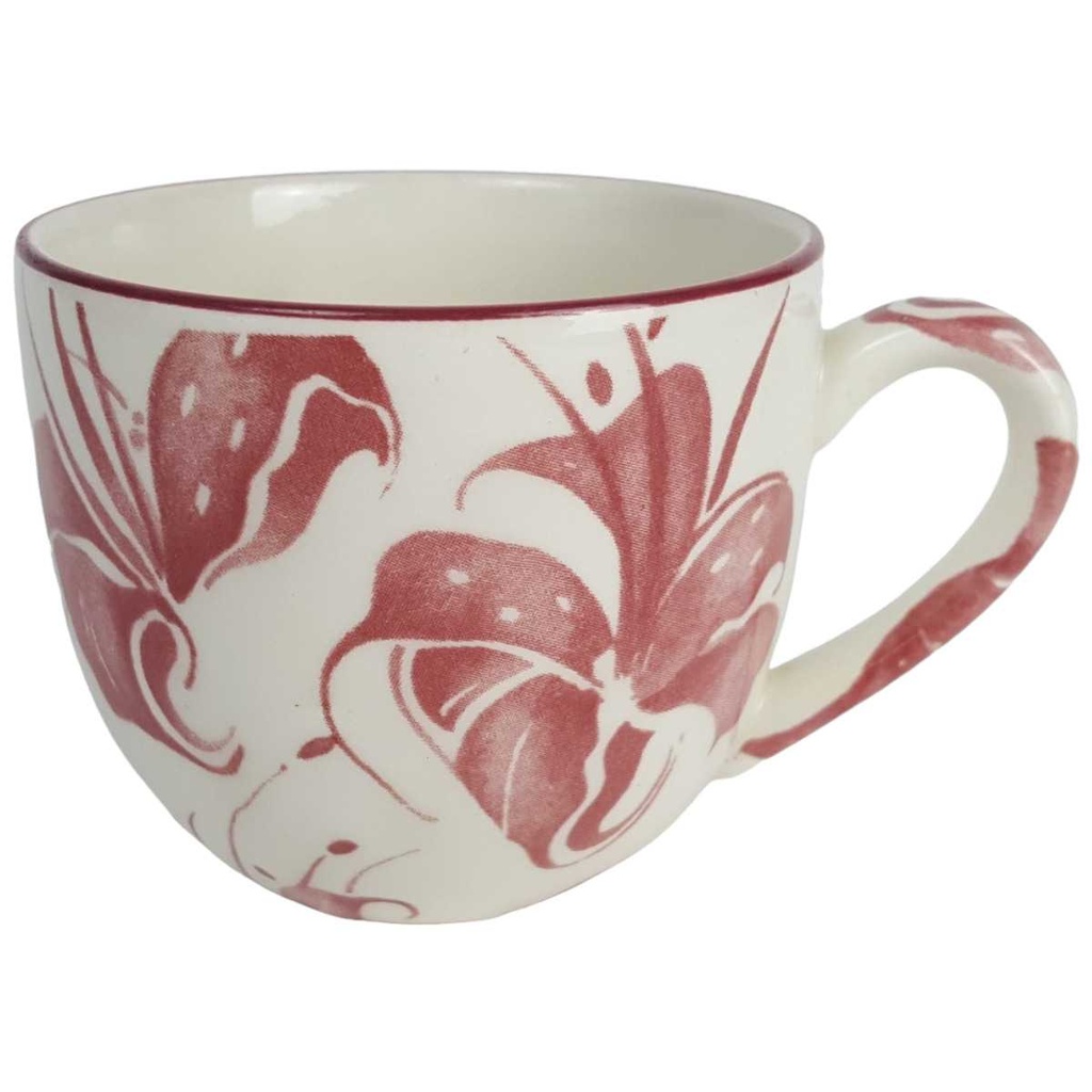 [458164164] Kaffeetasse ohne Stempel 0,2 L Grindley English Bonapart Rot gebraucht - gut