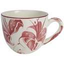 Kaffeetasse ohne Stempel 0,2 L Grindley English Bonapart Rot gebraucht - gut