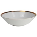 Schüssel Goldrand 20,8 cm Hutschenreuther Arzberg Form 2769 weiß gebraucht - gut