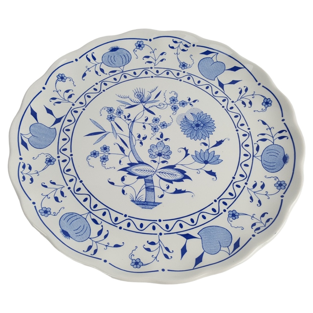 [458164246] Servierplatte Nuova Fontebasso Zwiebelmuster gebraucht - gut