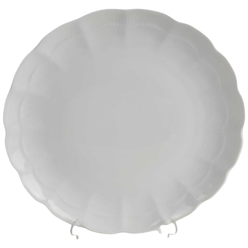 Speiseteller Essteller 24,5 cm AK Kaiser Porzellan Romantica Weiß