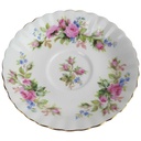 Untertasse für Kaffee klein 12,4 cm Royal Albert Moss Rose gebraucht - gut