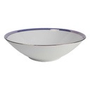 Schüssel Dessertteller 23 cm Mitterteich Blau gold gebraucht - akzeptabel