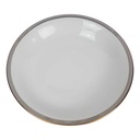 Suppenteller Goldrand 22,8 cm Edelstein Bavaria Grauband 21499 gebraucht - gut