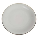 Kuchenteller Dessertteller Goldrand 19,2 cm Winterling Marktleuthen Elfenbein Beige Bavaria gebraucht - gut