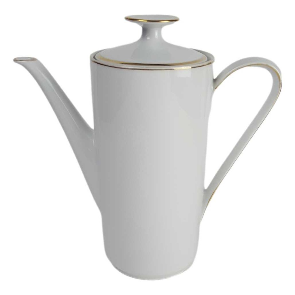 [458164317] Kaffeekanne Goldrand 1,4 L Eschenbach Weiß Bavaria gebraucht - gut