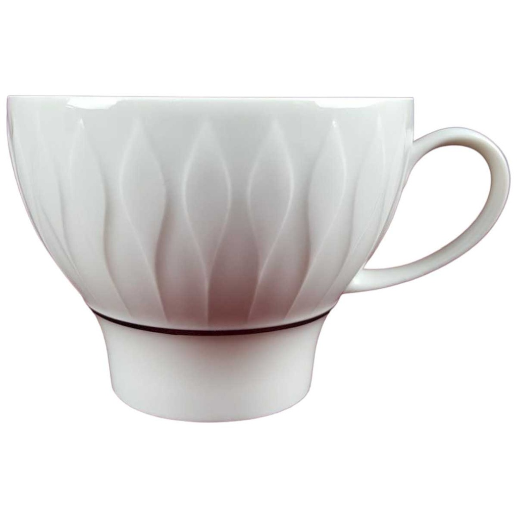 Kaffeetasse Tasse Thomas Porzellan Lanzette Platinrand