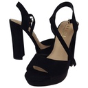 Damenschuhe Sandalen Blockabsatz Gr. 38 Office London Schwarz