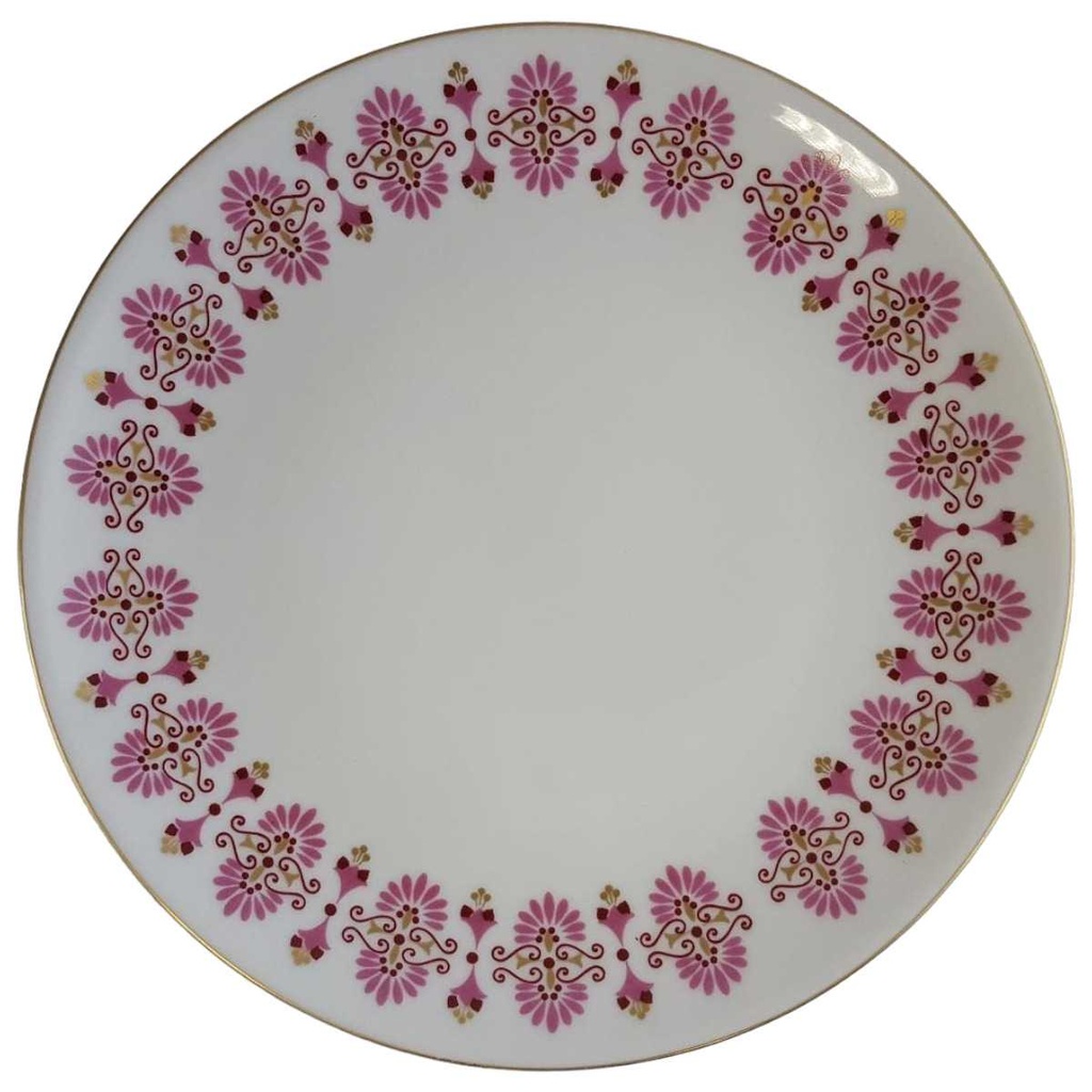 Kuchenteller 19,1 cm Graf von Henneberg Pink Gold gebraucht - gut