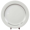 Speiseteller Essteller 23,6 cm Thomas Porzellan Lanzette Platinrand